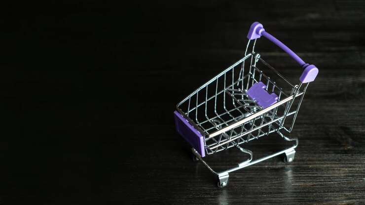 Foto el carrito de compras