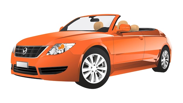 Carro 3D png veículo fundo transparente