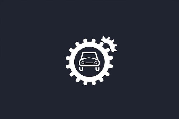 Carro clássico restaurado Carro vintage cercado por uma série de peças automotivas e mecânicas