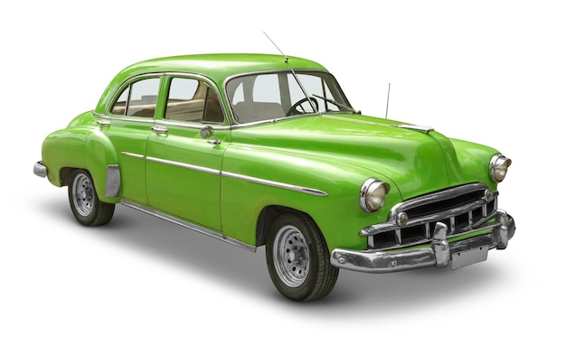 Carro clássico verde