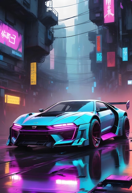 Carro cyberpunk