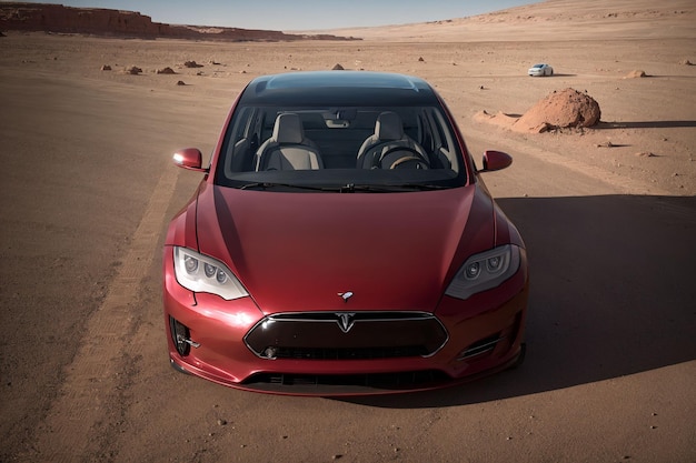 Carro da Tesla em Marte