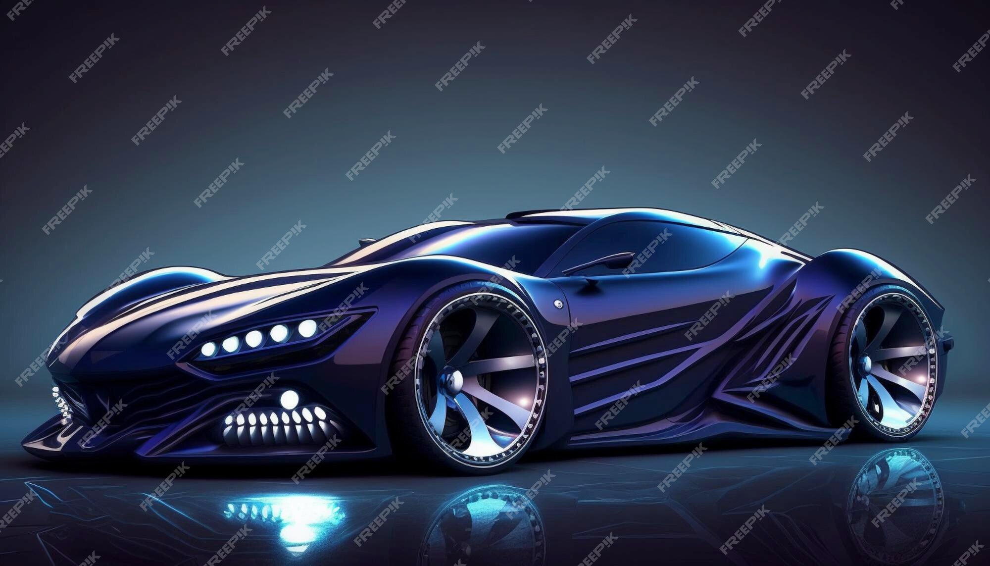 Conceito De Super Carro Desportivo Futurista No Fundo Da Corrida Noturna De  Rua Urbana Sobre Caros Carros De Luxo Exclusivos Ai Ilustração Stock -  Ilustração de velocidade, motor: 288769408