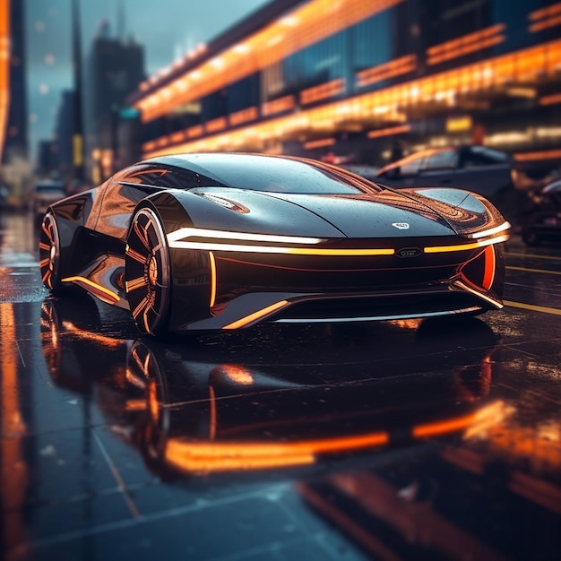 carro futurista