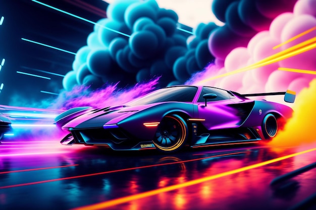 carro neon