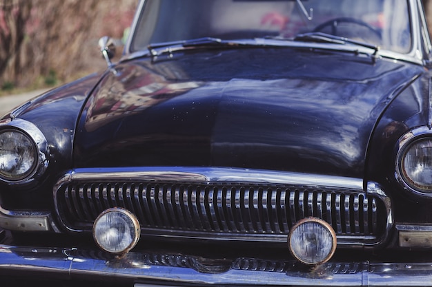 Foto carro soviético clássico antigo