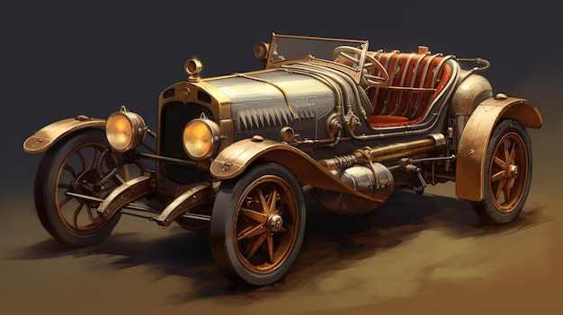 Foto carro steampunk