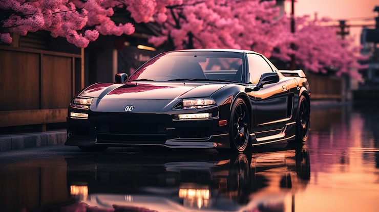 Foto carros esportivos japoneses, corridas de rua.