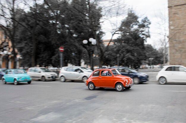 Foto carros na estrada