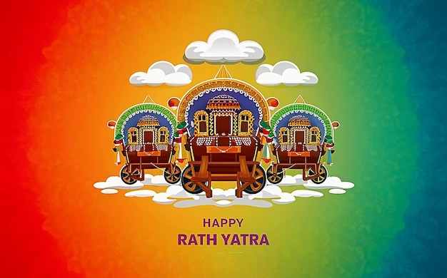 Los carros de Rath Yatra celebran el espíritu del día de Rath Yatra