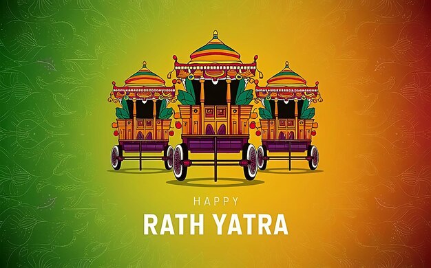 Los carros de Rath Yatra celebran el espíritu del día de Rath Yatra