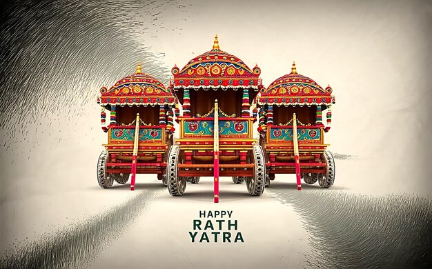 Los carros de Rath Yatra celebran el espíritu del día de Rath Yatra