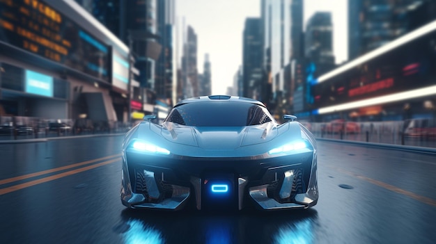 Carros robóticos futuristas