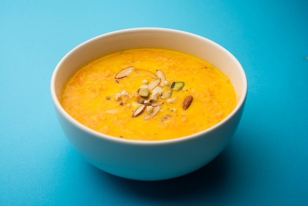 Carrot Kheer o payasam también conocido como Gajar ki Khir