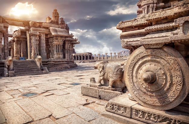 Carruagem de pedra em Hampi