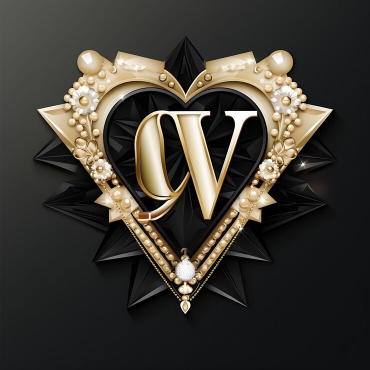 Foto carta de amor art deco de colores papel dorado marco geométrico en negrita tipo de arte ilustración de decoración plana 2d