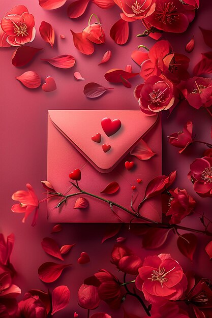 una carta con un corazón que dice amor en ella