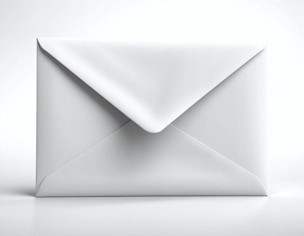 Carta de envelope 3D em branco