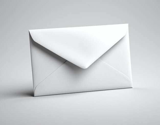Foto carta de envelope de correio renderizada em 3d