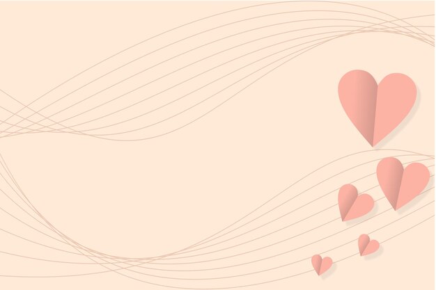 Carta postal del día de San Valentín concepto de amor para el día de las madres