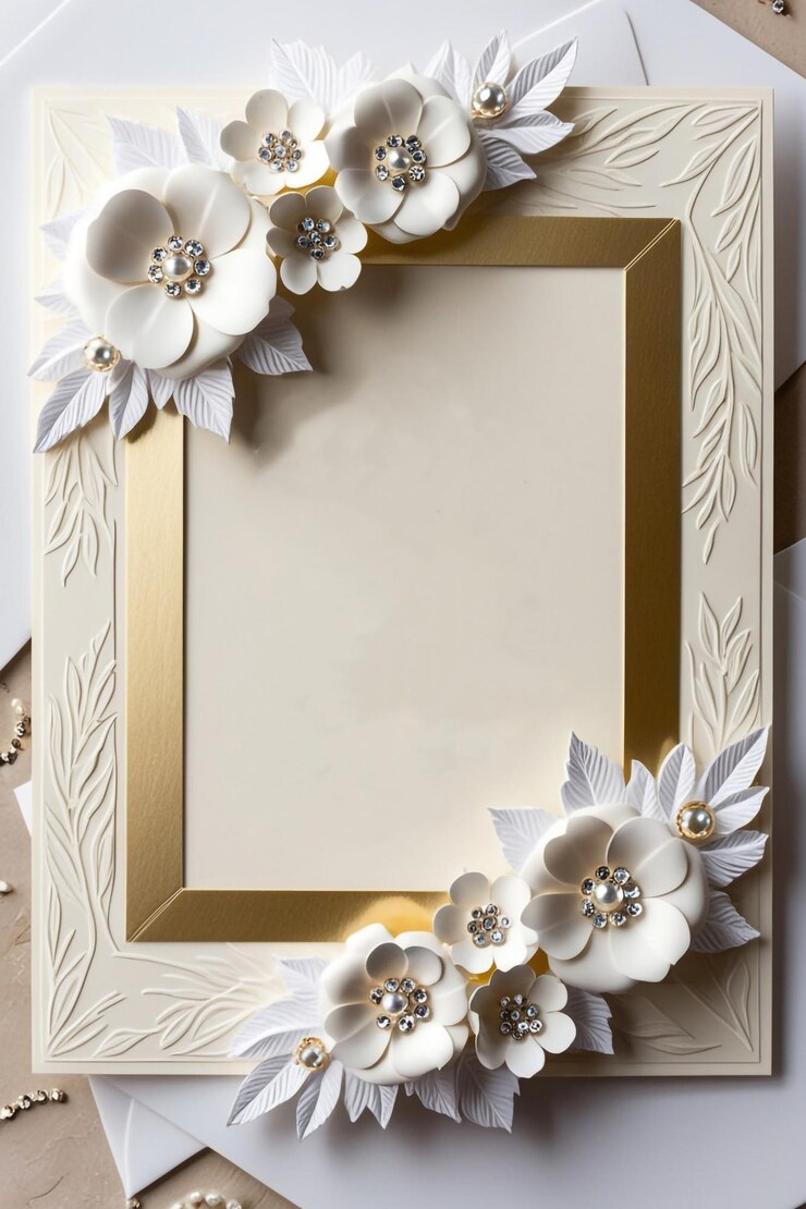Foto cartão de casamento à aquarela