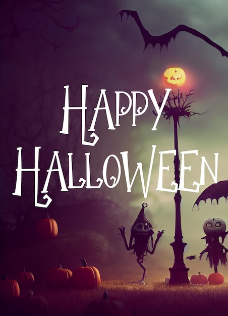 Cartão de Halloween