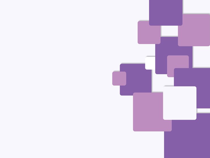 Foto cartão de visita roxo, capa de brochura ou fundo de apresentação.