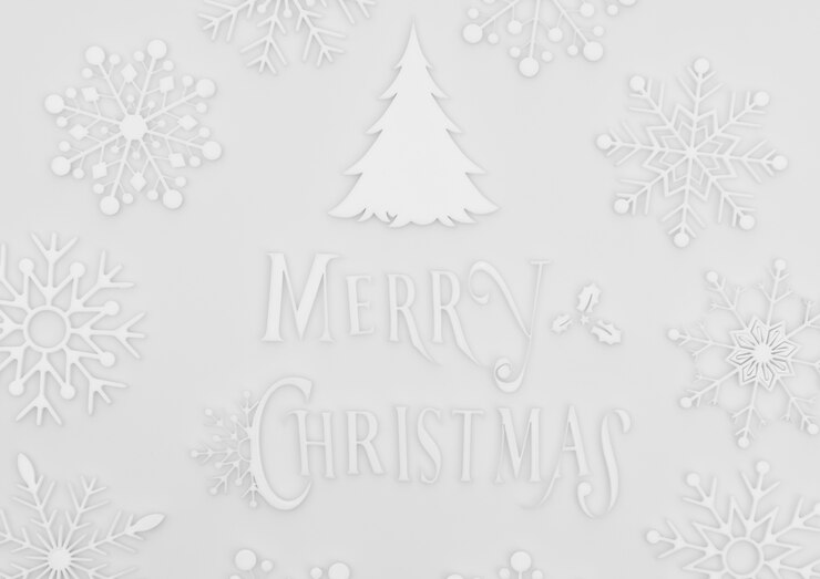Foto cartão do natal com letras do feliz natal