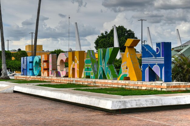 Cartas coloridas de la ciudad de Hecelchakan en Campeche México