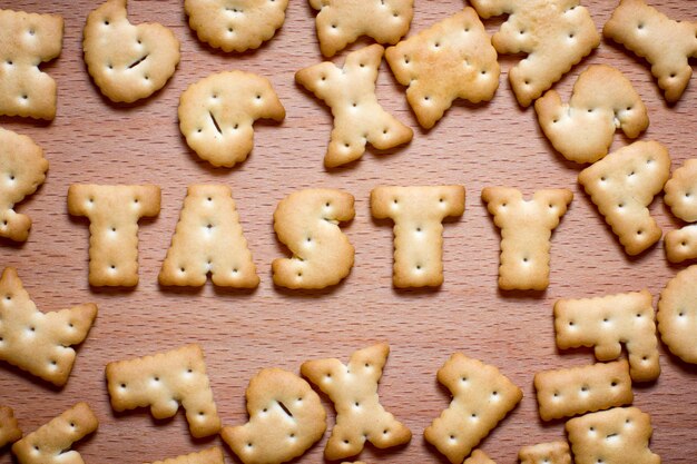 cartas de biscoitos