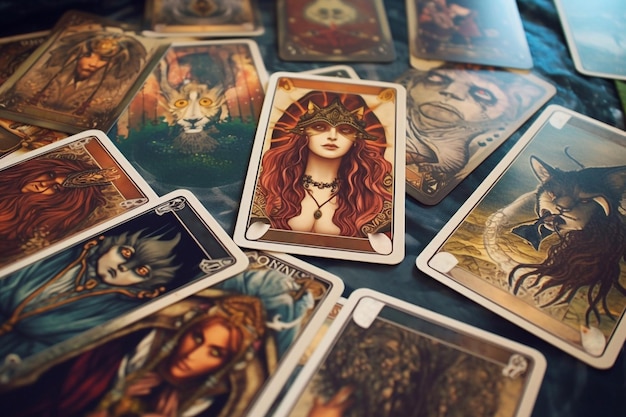 Cartas de tarô previsão do futuro adivinhação em cartas de tarô mística e ocultismo magia