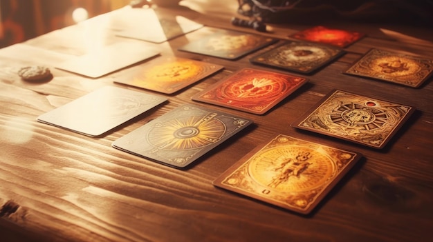 Cartas del tarot para predecir el futuro carta gitana Generative Ai