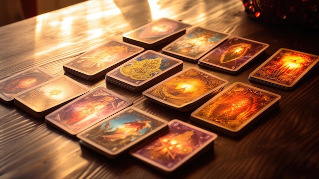 Cartas del tarot para predecir el futuro carta gitana Generative Ai