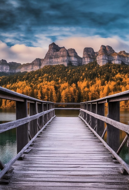 Foto cartaz de belas paisagens naturais