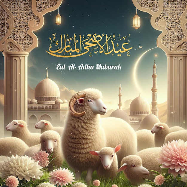 cartaz do eid al adha