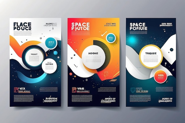 cartaz panfleto brochura capa design layout espaço para fundo de foto