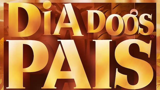 Foto cartaz para o dia dos pais