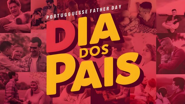 Foto cartaz para o dia dos pais