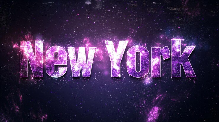 Foto el cartel de arte del símbolo de la ciudad de nueva york