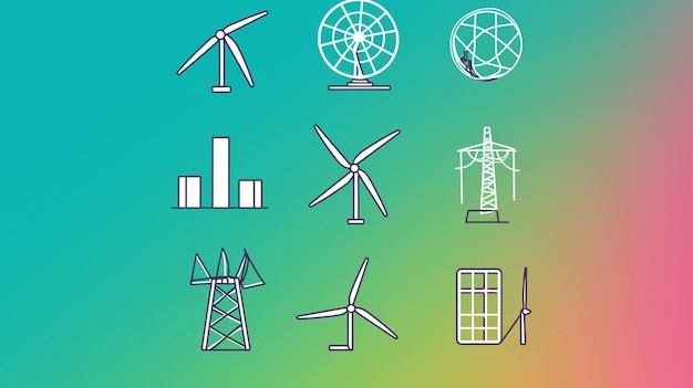 un cartel azul con la imagen de la central eléctrica y la central eléctrica