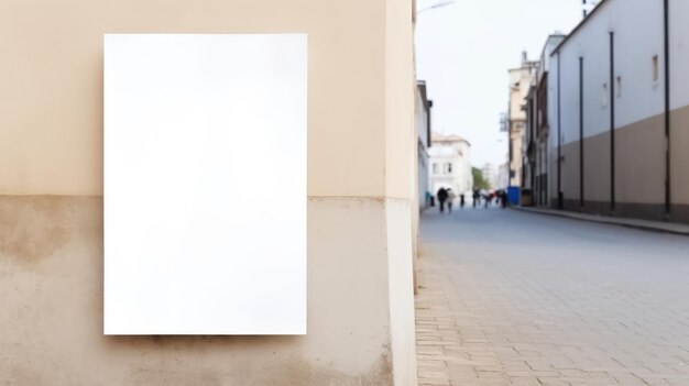 Un cartel blanco en una pared que dice " la palabra " en él.