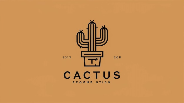 un cartel de cactus que dice cactus