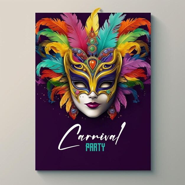 Foto cartel del carnaval brasileño