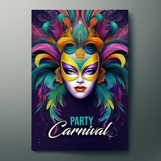 cartel del carnaval brasileño