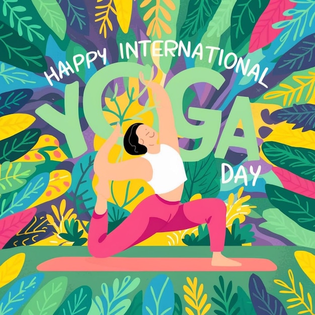 un cartel para una clase de yoga que dice el día de la Tierra