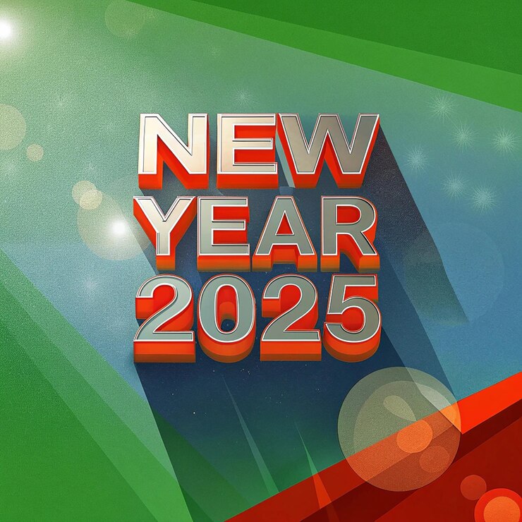 un cartel colorido con el año 2012 en él