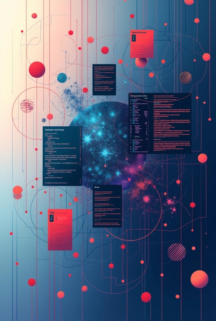 Foto un cartel colorido con la palabra código en él