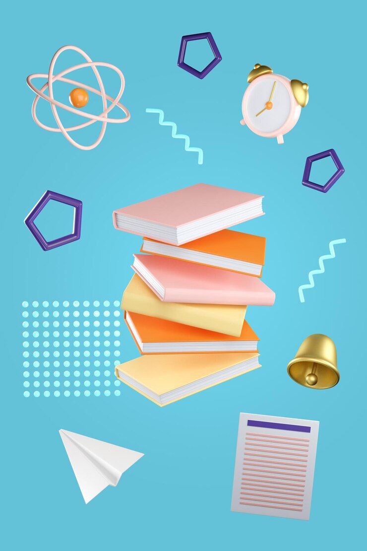 Foto cartel de concepto de educación 3d