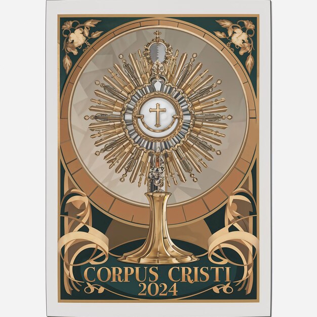 Foto el cartel del corpus christi