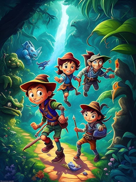Un cartel de dibujos animados para la película Dora la exploradora.
